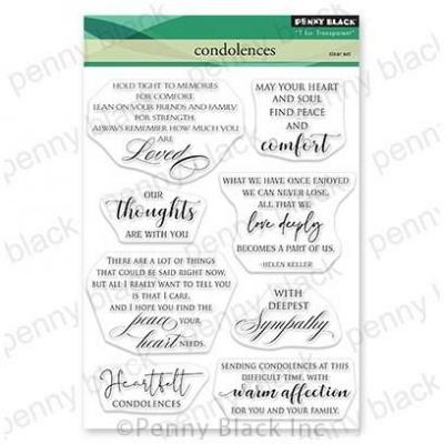 Penny Black Clear Stamps - Condolences